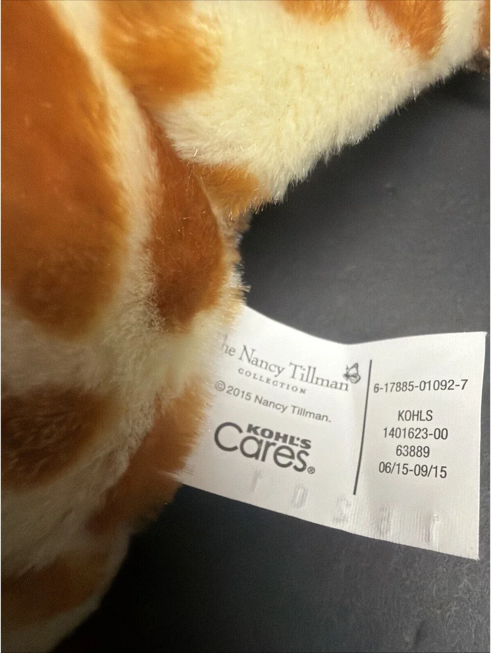 Nancy Tillman Giraffe Plush 12
